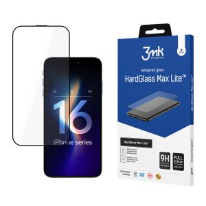 Tempered glass for Apple iPhone 16 Pro/ 17 - 3mk HardGlass Max Lite
