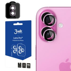 Tempered glass for the camera lens for Apple iPhone 17 - 3mk Lens Protection Pro Light Purple