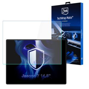 Matte screen protector for the navigation display for Jaecoo 7 14,8 inch 2024- – 3mk TechWrap Matte™ Center Display