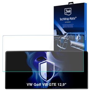 Matte screen protector for the navigation display for VW Golf VIII GTE 2024- 12,9" – 3mk TechWrap Matte™ Center Display
