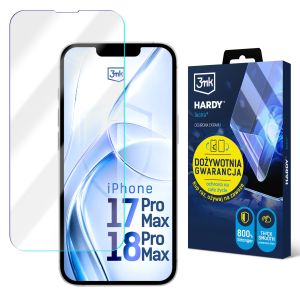 Super durable film for Apple iPhone 17 Pro Max/ 18 Pro Max - 3mk HARDY® Tectra™ (lifetime warranty)