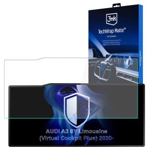 Matte screen protector for the navigation display for AUDI A3 8Y Limousine (Virtual Cockpit Plus) 2020- – 3mk TechWrap Matte™ Center Display