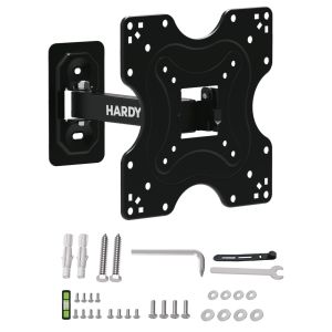 Wall mount for TV 14-42 inches 3mk HARDY® SlimGrip 20™ - adjustable, swivel, VESA, up to 20 kg