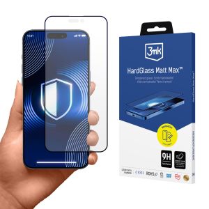 Matte tempered glass for Apple iPhone 17 Pro - 3mk HardGlass Matt Max