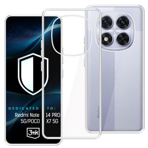Transparent case for Redmi Note 14 PRO 5G/POCO X7 5G – 3mk HARDY® Vision Case™
