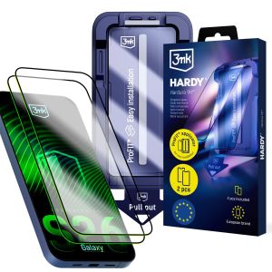 2x Tempered Glass with ProFIT™ Applicator for Samsung Galaxy S26 – 3mk HARDY® Hardura 9H™
