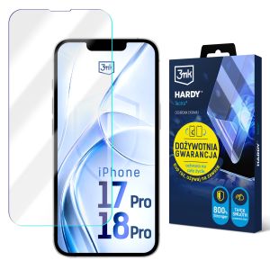 Super durable film for Apple iPhone 17 Pro/ 18 Pro - 3mk HARDY® Tectra™ (lifetime warranty)