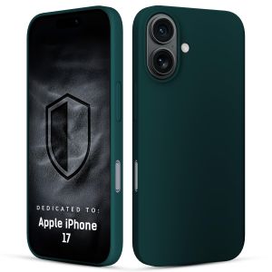 Silicone case for Apple iPhone 16 - 3mk HARDY® Mellow Case™ Dark Green
