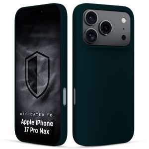 Silicone case for Apple iPhone 17 Pro Max - 3mk HARDY® Mellow Case™ Dark Green