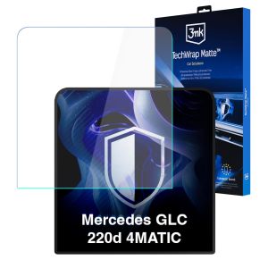 Matte screen protector for the navigation display for Mercedes GLC 220d 4MATIC – 3mk TechWrap Matte™ Center Display