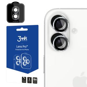 Tempered glass for the camera lens for Apple iPhone 17 - 3mk Lens Protection Pro Silver