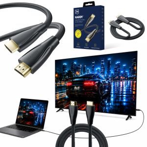 Cable 3m 3mk HARDY® Cable HDMI 2.1 8K 60Hz 4K 120Hz 48Gbps™ Black