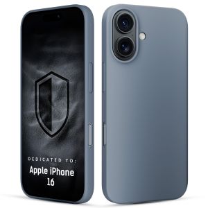 Silicone case with MagSafe for Apple iPhone 16 - 3mk HARDY® Mellow MagCase™ Ultramarine