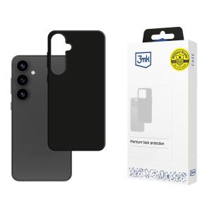 Silicone case for Samsung Galaxy S25+ - 3mk HARDY® Mellow Case™ Black