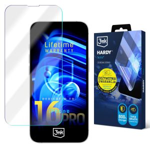 Super durable film for Apple iPhone 16 Pro - 3mk HARDY® Tectra™ (lifetime warranty)