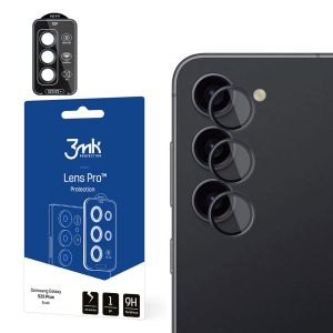 Tempered glass for the camera lens for Samsung Galaxy S24 - 3mk Lens Protection Pro Black