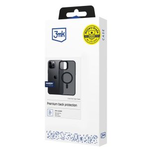 Smoked MagSafe case for Samsung Galaxy S26 FE – 3mk HARDY® Hazy MagCase™ Black