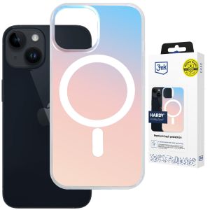 Holographic MagSafe case for Apple iPhone 15 - 3mk HARDY® PrisMag Case™