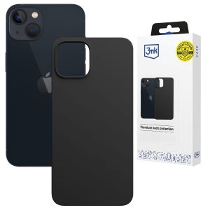 Silicone case with MagSafe for Apple iPhone 15 Plus - 3mk HARDY® Mellow MagCase™ Black