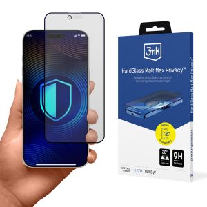 Tempered matte glass for Apple iPhone Air - 3mk Hardglass Matt Max Privacy