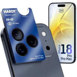 Sapphire glass for lens Apple iPhone 18 Pro/ 18 Pro Max - 3mk HARDY® Sapphire Lens™