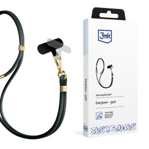 3mk EasyClip Elite smartphone lanyard Evergreen (gold)