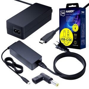 Power adapter for Acer/Sony laptop 20V USB-C female to 5.5 x 1.7mm 3mk HARDY® Laptop Power Adapter™ 65W