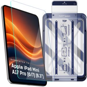 Tempered glass with applicator for Apple iPad A17 Pro (6/7) (8.3inch) - 3mk HARDY® GlassTab ProFIT™