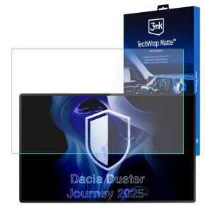 Matte screen protector for the navigation display for Dacia Duster Journey 2025- – 3mk TechWrap Matte™ Center Display