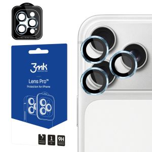 Tempered glass for the camera lens for Apple iPhone 17 Pro/ iPhone 17 Pro Max - 3mk Lens Protection Pro Ocean Blue