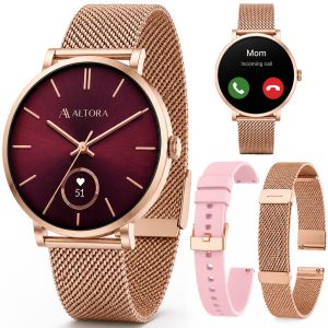 Women's smartwatch with AMOLED display and call function 3mk Altora™ Vivid Lady