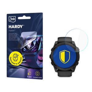 Hybrid glass for smartwatch Garmin Tactix 8 51mm (Amoled, Solar) - 3mk HARDY® Fusion Watch Protection™