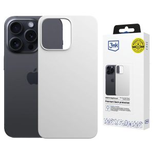 Case for Apple iPhone 13 Pro Max - 3mk Hardy MagSilicone Silver-White