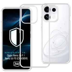 Transparent case for Oppo Reno 16 F / Reno 16 FS (CPH2859) – 3mk HARDY® Vision Case™