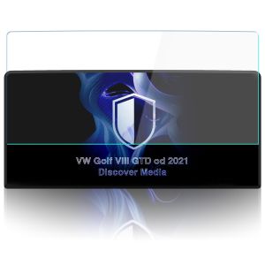Protective film for the navigation screen for VW Golf VIII GTD 2021- Discover Media - 3mk BladeShield™ Center Display