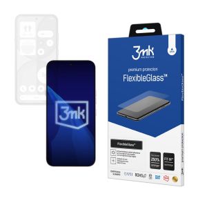 Shatterproof hybrid glass for Nothing Phone (4a) - 3mk FlexibleGlass