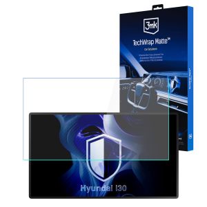Matte screen protector for the navigation display for Hyundai i30 2023 – 3mk TechWrap Matte™ Center Display
