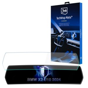 Matte screen protector for the navigation display for BMW X2 U10 2024- – 3mk TechWrap Matte™ Center Display
