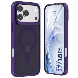 Smoked MagSafe case for Apple iPhone 17 Pro Max/ 18 Pro Max – 3mk HARDY® Hazy MagCase™ Purple