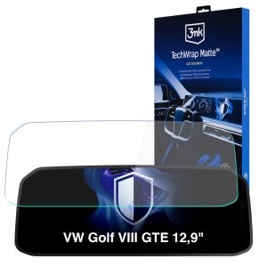 Matte protective film for the instrument cluster screen for VW Golf VIII GTE 2024- 12,9" – 3mk TechWrap Matte Cluster™