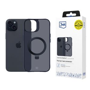 Case for Apple iPhone 15 Plus - 3mk Smoke Case Mag&Stand