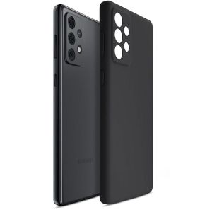 Silicone case for Samsung Galaxy A33 5G - 3mk HARDY® Mellow Case™ Black