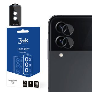 Tempered glass for the camera lens for Samsung Galaxy Z Flip4 - 3mk Lens Protection Pro Black