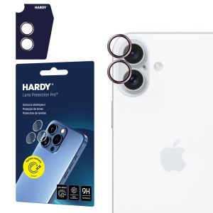 Protection of the lens for Apple iPhone 16 - HARDY Lens Protection Pro Pink