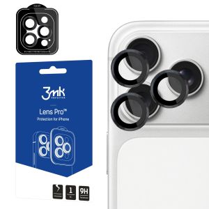 Tempered glass for the camera lens for Apple iPhone 17 Pro/ iPhone 17 Pro Max - 3mk Lens Protection Pro Black