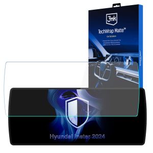 Matte protective film for the instrument cluster screen for Hyundai Inster 2024- – 3mk TechWrap Matte Cluster™