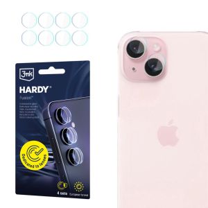 Camera lens glass for Apple iPhone 15 Plus - 3mk HARDY® Fusion Lens Protection™