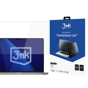 Shatterproof hybrid glass for Apple Macbook Pro 16 M1/M2/M3/M4 - 3mk FlexibleGlass Lite