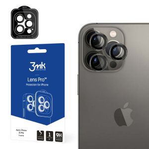 Tempered glass for the camera lens for Apple iPhone 15 Pro - 3mk Lens Protection Pro Graphite