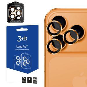 Tempered glass for the camera lens for Apple iPhone 17 Pro/ iPhone 17 Pro Max - 3mk Lens Protection Pro Orange